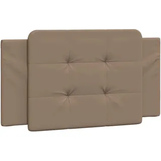 SYFAXTM Kopfteil-Kissen "Zadar" Cappuccino-Braun 100 cm Kunstleder - Braun