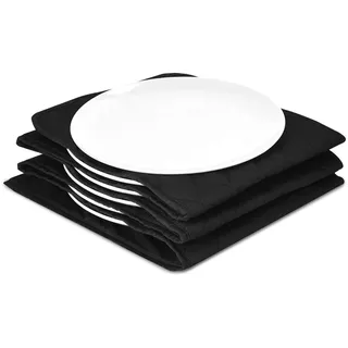 Navaris XXL Tellerwärmer elektrisch - 34 x 30 x 3 cm - Tellerwärmer Gastro Matte für bis zu 10 Teller mit je Ø32 cm - 200 Watt - Gastro Teller Wärmer - Plate Warmer - Schwarz