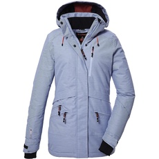 Bild Damen Skijacke/Funktionsjacke mit abzippbarer Kapuze und Schneefang KSW 110 WMN SKI JCKT, pale blue, 38,