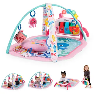 Baby Einstein 4-in-1 Kickin’ Tunes Jellyfish Jamboree) Music & Language Discovery Gym", bunt, Spielbögen, Baby, Kunststoff, Spielbogen, mit Soundeffekt
