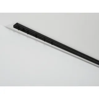 GARDINIA Vorhangschiene »schwarz« 1 läufig-läufig mit Bohren, verschraubt, Serie GK1, schwarz