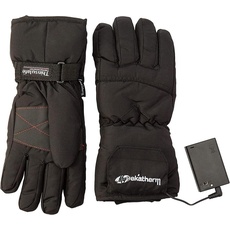 Pekatherm GU91M Eco Heizhandschuhe mit Batteriehalter, Größe M | Heizbare Handschuhe Eco | Handschuhe für Männer und Frauen, Schwarz