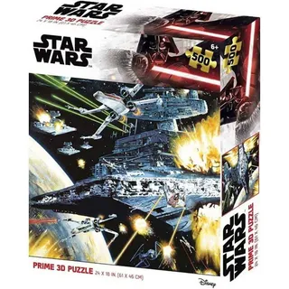 Prime 3d Star Wars Sternenzerstörer Puzzle 500 Stücke Silber Silber One Size