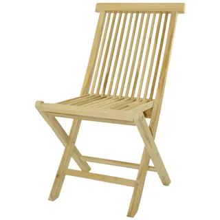 VCM Gartenstuhl Klappstuhl 46 x 62 x 89 cm braun