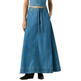 Pepe Jeans Maxirock Damen Blau XS