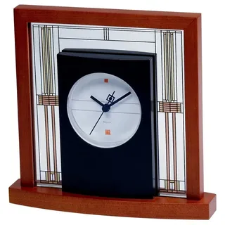 Bulova Willits Frank Lloyd Wright Tischuhr, Holz, helles Kirsch-Finish