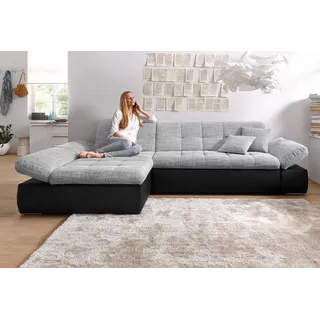 DOMO collection Ecksofa »Moric B/T/H 300/172/80 cm, auch in Cord, L-Form«, XXL-Format, wahlweise auch mit Bettfunktion und Armverstellung