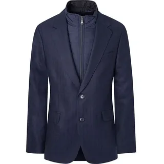 Hackett Herringbone Bib Mantel - Navy - 40 - Large