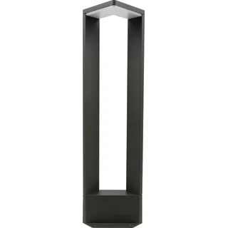 Heitronic Außen-Stehlampe LED-Board Warmweiß Aluminium grau