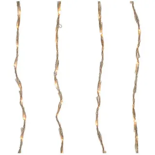 Lumineo Led-lichtervorhang Für Weihnachten Im Außenbereich - White - One Size