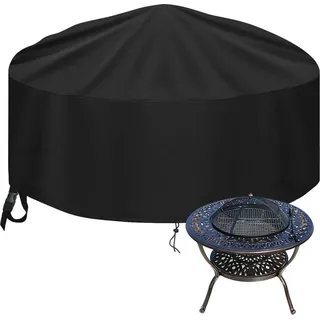 Abdeckung Feuerschale 600D Oxford-Gewebe Garten Terrasse Balkon Ø91x31cm