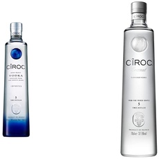CîROC Snap Frost, Ultra-Premium Wodka, aus feinen französischen Trauben, mit köstlichem Zitrusgeschmack,40% vol, 700ml Einzelflasche & Coconut Ultra-Premium Vodka (1 x 0.7 l)