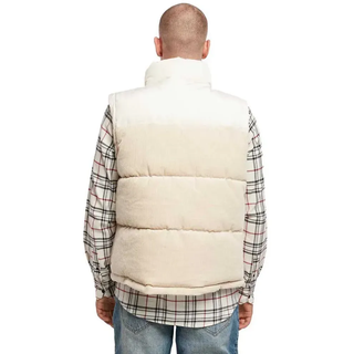 Urban Classics Cord Weste - White Sand - XL