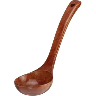Holz Suppenlöffel mit Hakenend-Design, 24cm, Naturholz