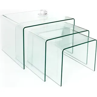 Couchtisch Glas Design Tisch Modern Wohnzimmer JETZT KAUFEN - Transparent