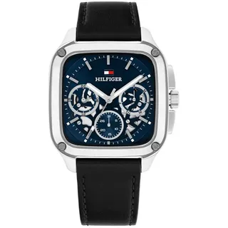 Tommy Hilfiger Herren Armbanduhr Herald 1710756 Quadratisch Quarz 39mm Gehäuse Mineralglas