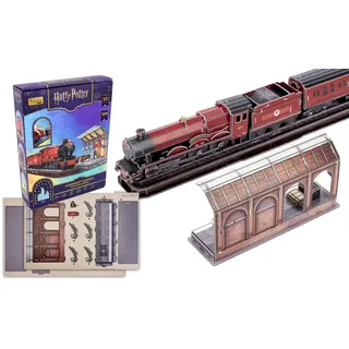 EXPLORA - Hogwarts Express - Offizielle Harry Potter Lizenz - 3D Puzzles - 540303-172 Teile - Kein Kleber oder Schere - Pädagogisch - Baukasten - Geschenk - Modell - Ab 8 Jahren