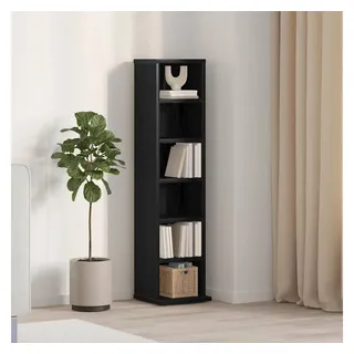 vidaXL CD-Schrank 21 x 20 x 88 cm Schwarz