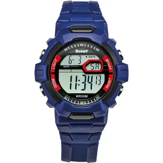 Scout The Digi 0 mm Gehäuse blau Armbanduhren blau