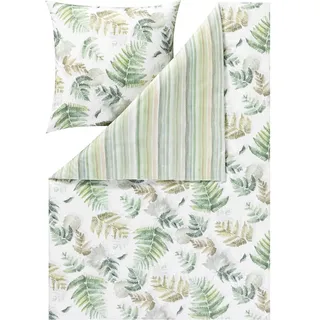 Estella Bettwäsche Fern Leaves grün