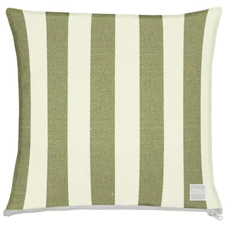 Dekokissen APELT "3967" Gr. 1, grün (grün,natur, gestreift), B:40cm H:5cm L:60cm, Polyester, Dekokissen_Sitzkissen_Kissenhüllen, Dekokissen, Kissenhülle mit Füllung, 1 Stück