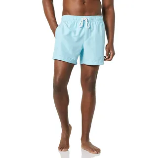 Amazon Essentials Herren 13cm Badehose mit Netzfutter, Boardshorts Badehose zum Schwimmen und für den Strand, Hellblau, 3XL