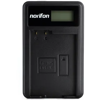 Norifon EN-EL15 LCD USB Ladegerät für Nikon 1 V1, D500, D600, D610, D7000, D7100, D7200, D750, D800, D800E, D810, D810A Kamera und Mehr