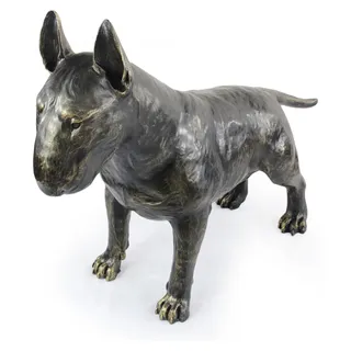Bull Terrier, Bullterrier - Lebensgroße Hundestatue, Figur im Maßstab 1:1, Statue für den Garten von Art-Dog