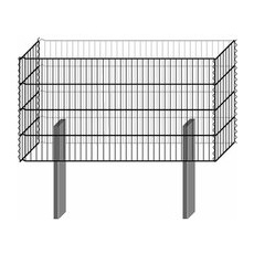 Bellissa Gabione Limes Pico23 Bausatz 60 cm x 115 cm x 23 cm