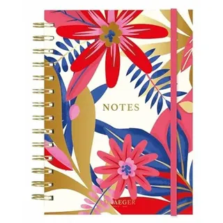 DRAEGER PARIS - To do list notepad - 13x18 cm - Hard cover - 5 removable dividers - 100 detachable pages - FSC® certified paper - Flowers