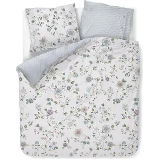 Pip Studio Bettwäsche-Garnitur Flores Bailando Farbe Off-white Größe 200x200+2x80x80 - Weiß