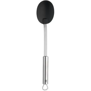 WMF Profi Plus Servierlöffel Kunststofflaffe 32 cm, Cromargan Edelstahl teilmattiert, Kunststoff, spülmaschinengeeignet, hitzebeständig bis 270°C