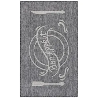 HANSE HOME Bon Appetit Küchenläufer 92 x 150 cm Grau/Creme