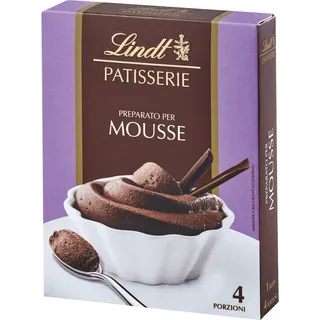 Lindt Schokolade | Mousse au Chocolat, 110g Backmischung, Dessert Backen | 4 Portionen, luftiges Schokoladen-Dessert, einfache Zubereitung, cremig & zart, zum Teilen & Genießen, Schokoladen-Geschenk