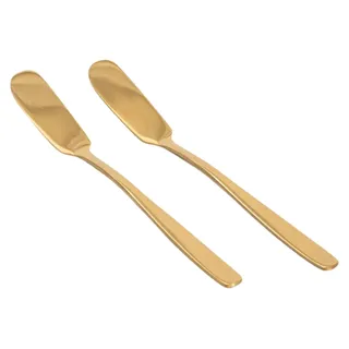 HOMLA ABELE Buttermesser-Set gold, 17 cm 2-tlg. - Gold