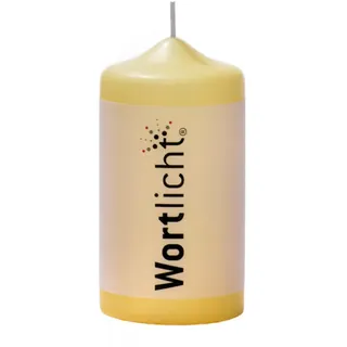 Bulla Wortlicht Kerze Ich wünsche Mir einen Engel 0 g weiß