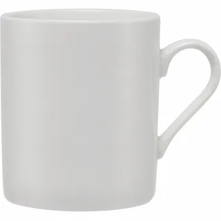 Maxwell & Williams WBA0005 Kaffee-Becher 300 ml Porzellan - White Basics - Teetasse rund, weiß, in Geschenkbox