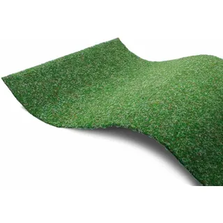 Primaflor Primaflor-Ideen in Textil Kunstrasen »GREEN, Made in Netherlands« rechteckig 7,5 mm, Höhe Rasenteppich, blau, mit Noppen, grün,