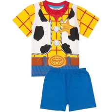Toy Story, Jungen, Pyjama, Schlafanzug mit Shorts  Jungen, Blau, (104)