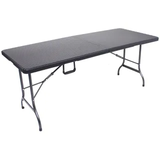 Garden Pleasure Ventana Gartentisch 180 x 75 x 72 cm Schwarz