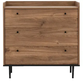 Mirjan24 VASINA 120 x 85 x 35 cm braun / schwarz