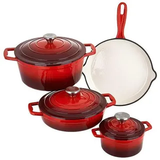 CS Kochsysteme Xanten Topf-Set 4-tlg. Fleischtopf Ø 16 cm + Fleischtopf Ø 26 cm + Bratentopf Ø 24 cm + Pfanne Ø 28 cm