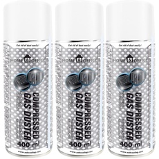 AABCOOLING 3 x 400ml Home&Office Druckluftspray K1 Computergehäuse, Kamera, Reinigungsspray, PC Reiniger, Staubgebläse, Büromaterial, Press-Luft Pressluft, Reinigungsgeräte, Spray