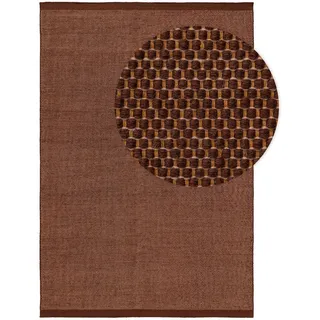 benuta Pure Wollteppich Rocco Braun 200x300 cm , Textil , Beton Optik , Rechteckig , 200x300 cm , pflegeleicht , Teppiche und Böden, Teppiche, Schafwollteppiche