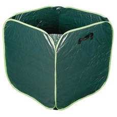 Bild von Gartensack, quadratisch, Polyester, Grün/Weiß, 290 Liter
