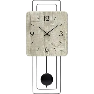 AMS Pendeluhr 23,0 cm 7503 braun