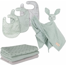 Roba, Lätzchen, Geschenkset Baby Essentials Lil Planet frosty green (0 Monate)