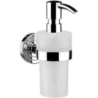 emco polo Seifenspender, Behälter aus Kunststoff, weiß, 245ml, 072100102