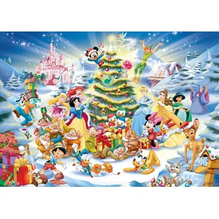 Ravensburger Puzzle 12000651 - Disney's Weihnachten - 1000 Teile Puzzle für Erwachsene und Kinder ab 14 Jahren, Disney Puzzle, Disney Geschenke