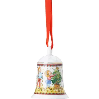 Hutschenreuther Sammelserie 2024 Weihnachtsleuchten Porzellanglocke 2024-Weihnachtsleuchten 7 cm